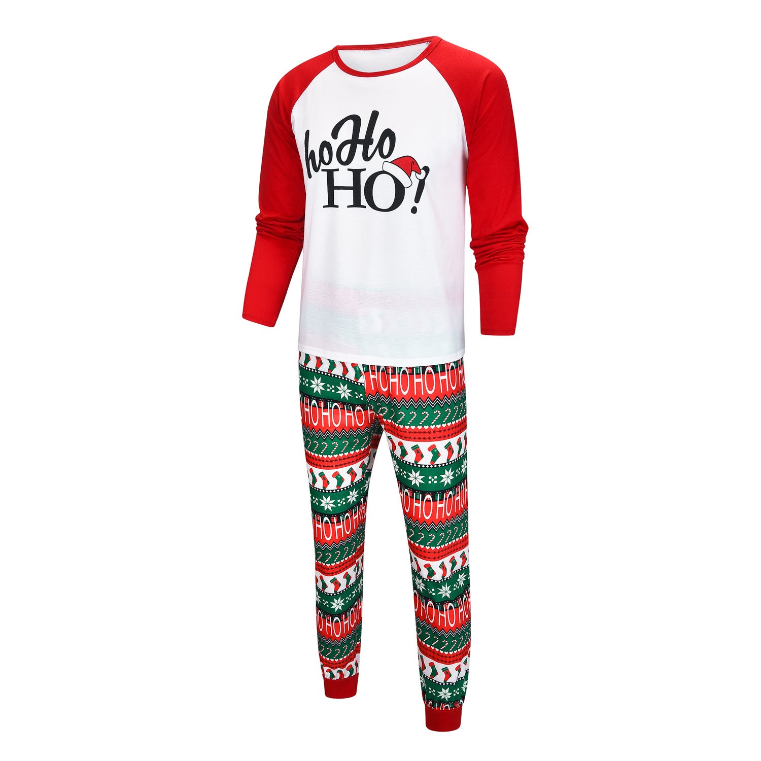 Fashionable Homewear Christmas Hat Printed Parent-child Wear