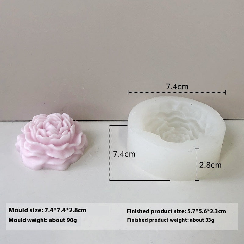 Flower Aromatherapy Candle Silicone Mold DIY