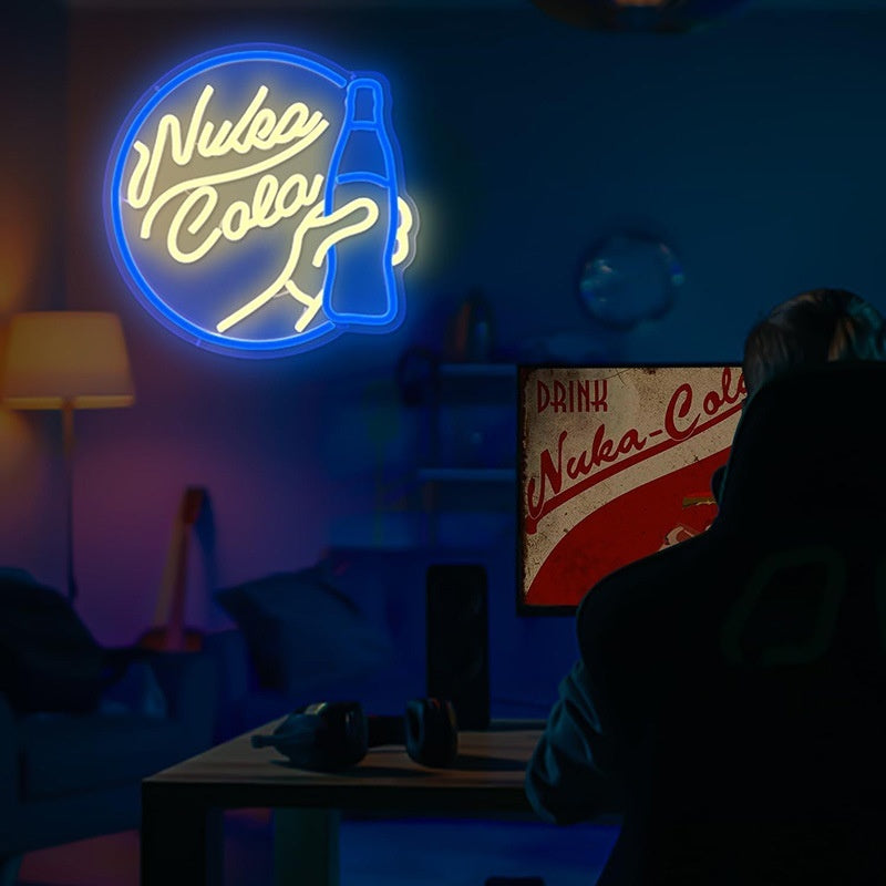 Modeling Neon Light Luminous Character Billboard Creative Light Bar