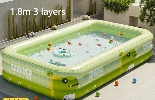 Household Outdoor Inflatable Pool Thickened Plastic Children's Inflatable Swimming Pool