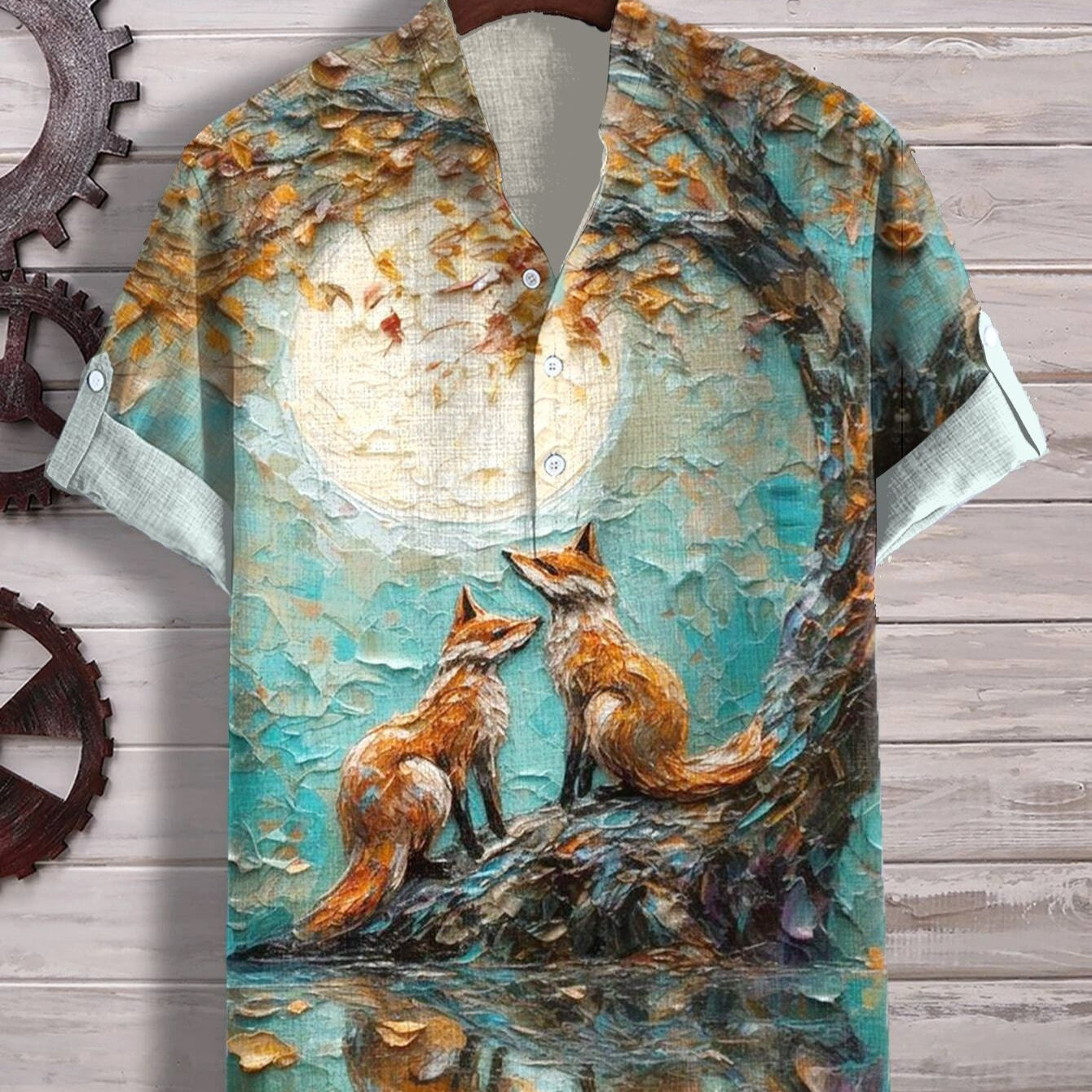 3D Digital Animal Style Short Sleeve Shirt