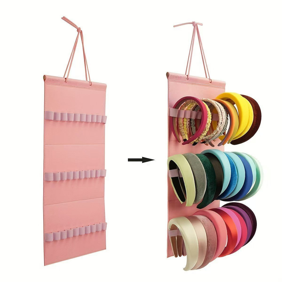 Felt Cloth Hair Band Buggy Bag Hair Accessories Display Rack Wall Mounted