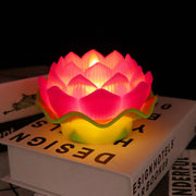Lotus Lamp LED Candle Light Plastic Luminous Decorative Ornaments