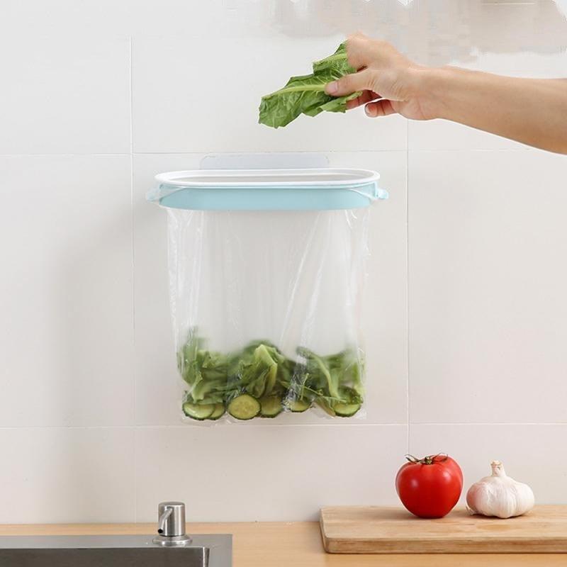 Household Garbage Bag Storage Rack Kitchen Cabinet Bench T