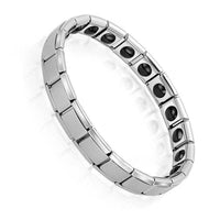 Silver single row magnet