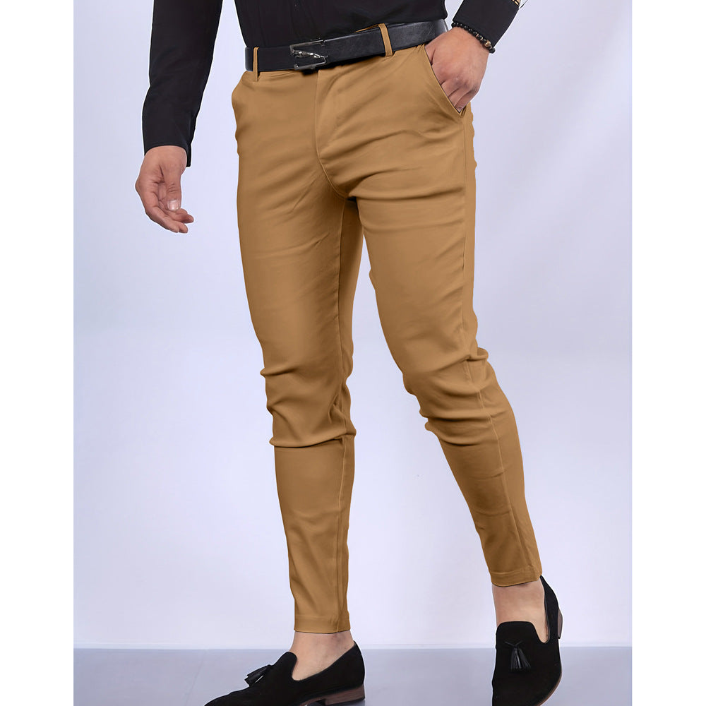 Men’s Chinese Linen Pants – Retro Loose Straight-Leg Casual Trousers