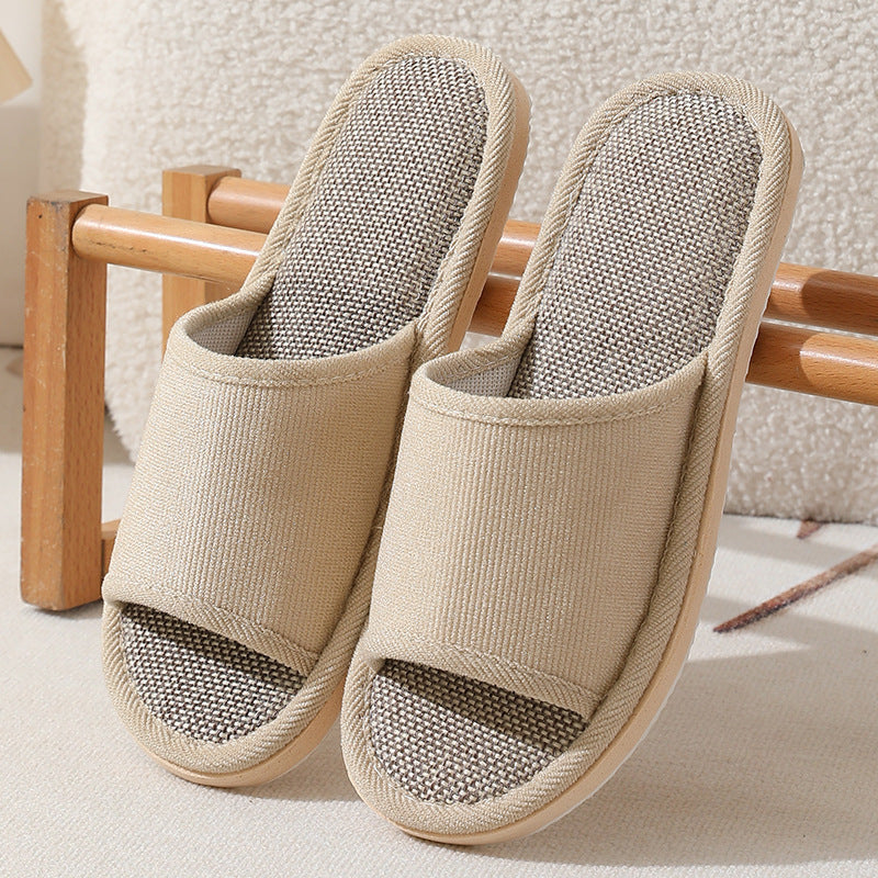Women's Cotton And Linen Slippers
