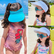 Baby Sunhat Outdoor Beach Sun Protection Breathable Visor Peaked Cap