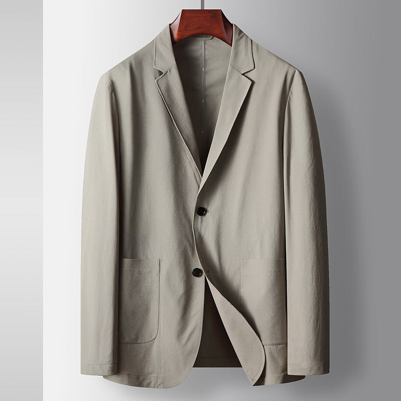 Unisex Nylon Suit Jacket Regular Fit Green Khaki Navy