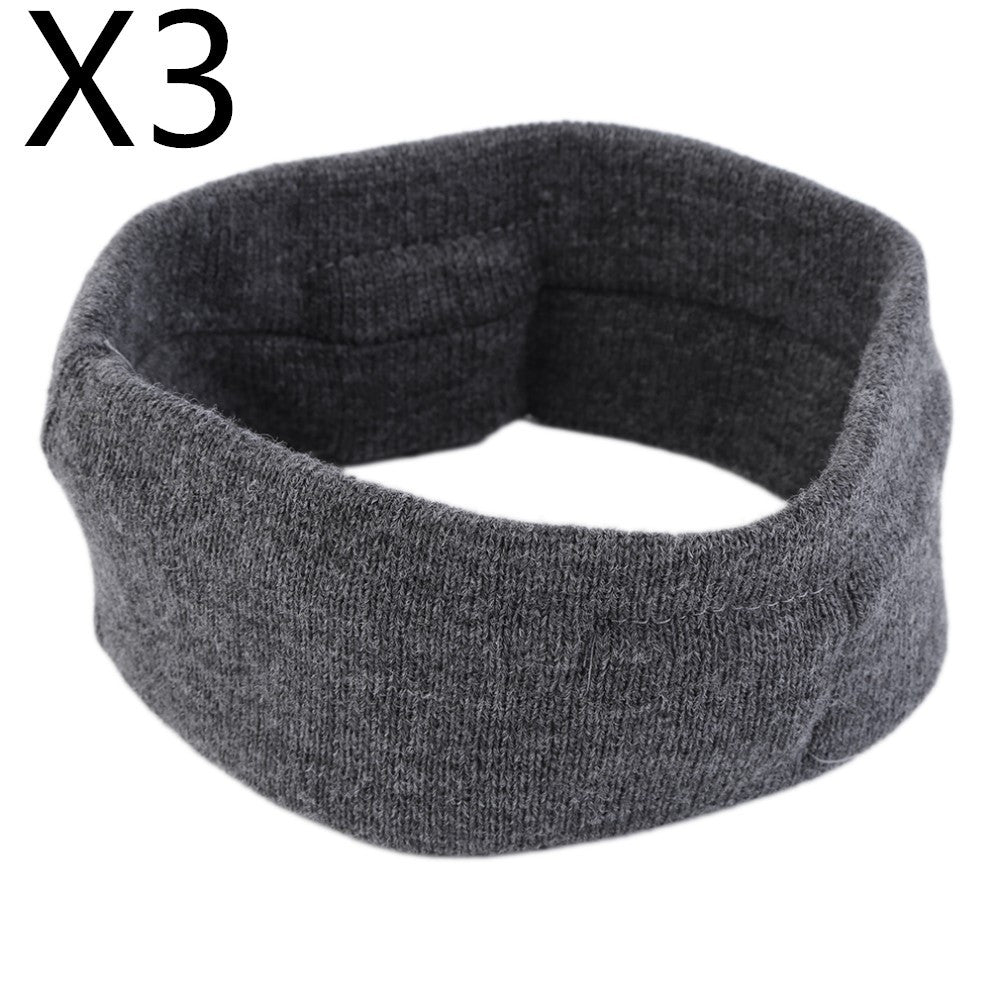 Bluetooth Headband Headphones – Sports Sweatband with Built-in Speakers & Mic