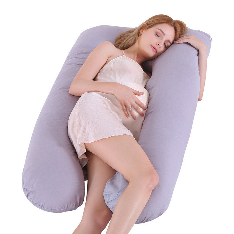 Summer U-Shaped Maternity Pillow – Ice Silk Cooling Pregnancy Support Pillow