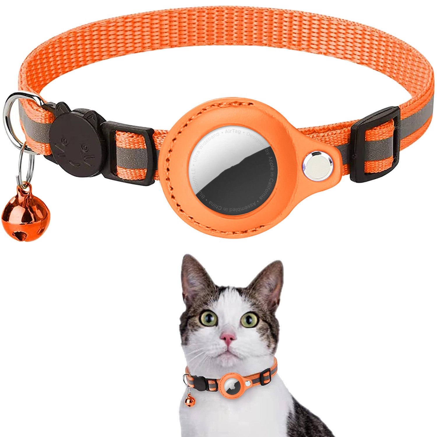 New Cat Positioning Collar Reflective Bell