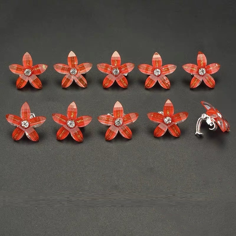 Braided Hair Headdress Small Hairclip Rhinestone Mini Hair Clip Children