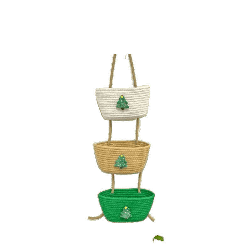 Wall-mounted Storage Basket Dormitory Room Storage Rack