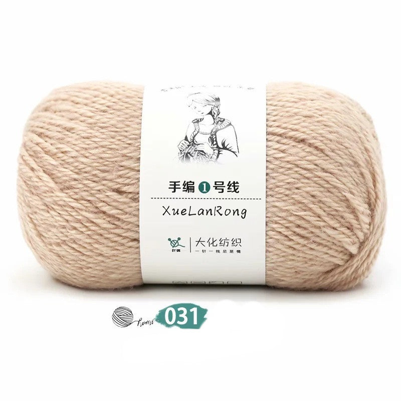 Hand-Knitted Scarf Yarn Ball, 4-Strand Coarse Australian Wool – DIY Knitting, Crochet, and Craft Projects