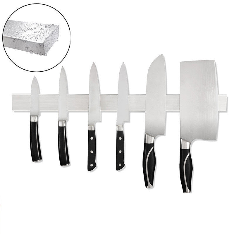 Wall-Mounted Kitchen Knife Storage Rack – Space-Saving Organizer with Strong Adhesive