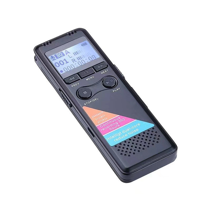 English HD Noise Reduction Digital Recording Pen MP3 Player Large Capacity Portable Smart Recorder