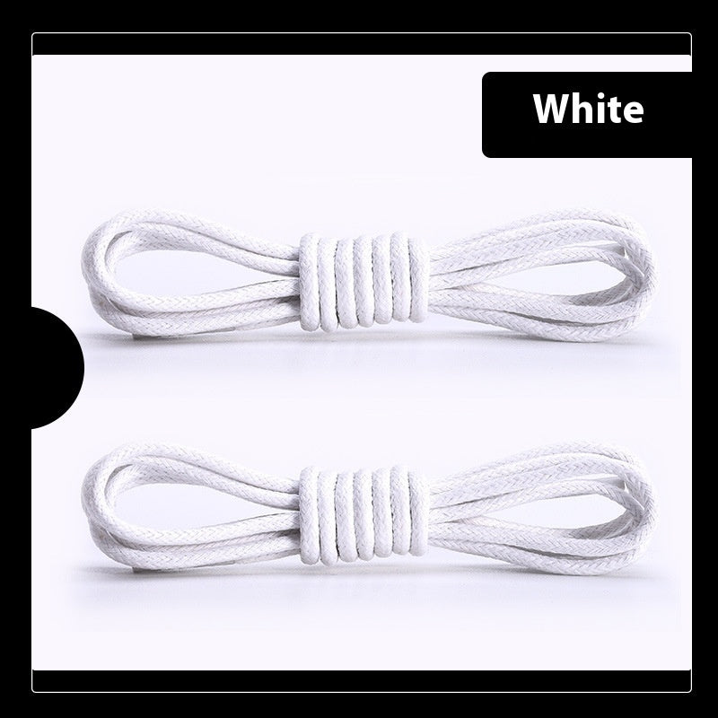 Round Waxed Shoelaces for Leather Shoes and Boots – 1 Pair