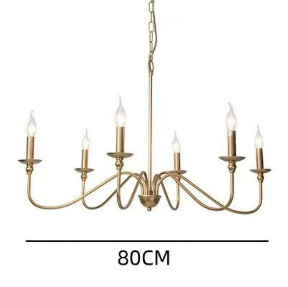 Modern Simple And Light Luxury American Wrought Iron Chandelier