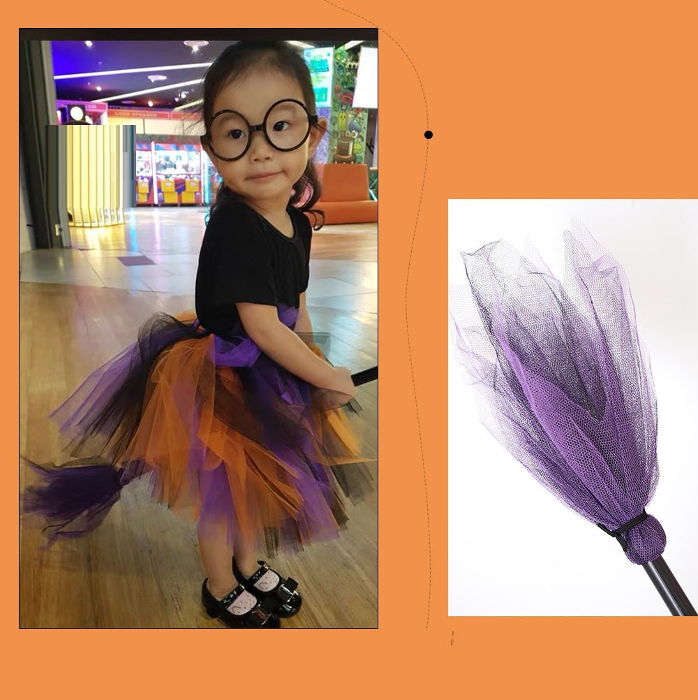 Halloween Witch Broom Children's Toy Party Props