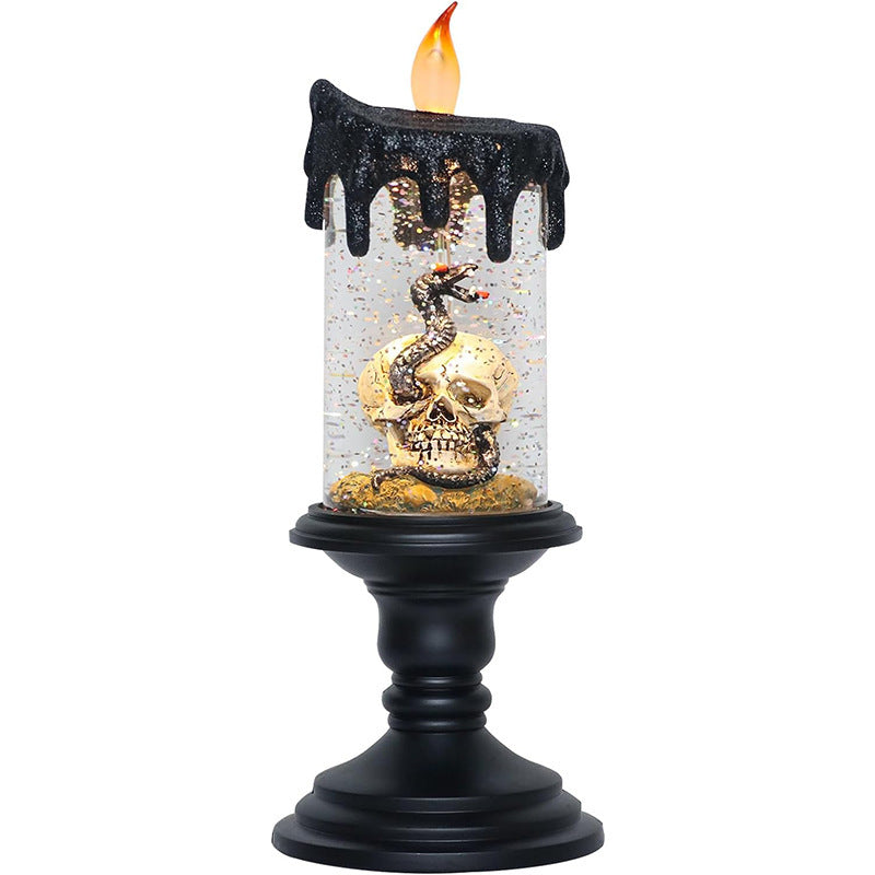 Halloween Decoration Props Candlestick Castle Pumpkin Small Night Lamp