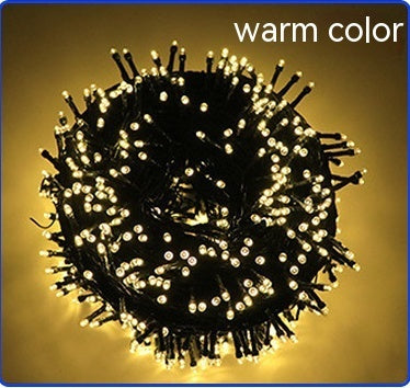Solar Powered String Lights Outdoor Waterproof LED with 8 Lighting Modes