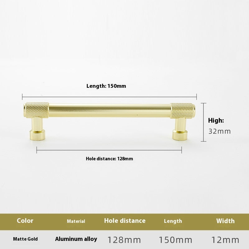 Household Minimalist Aluminum Alloy Cabinet Handle