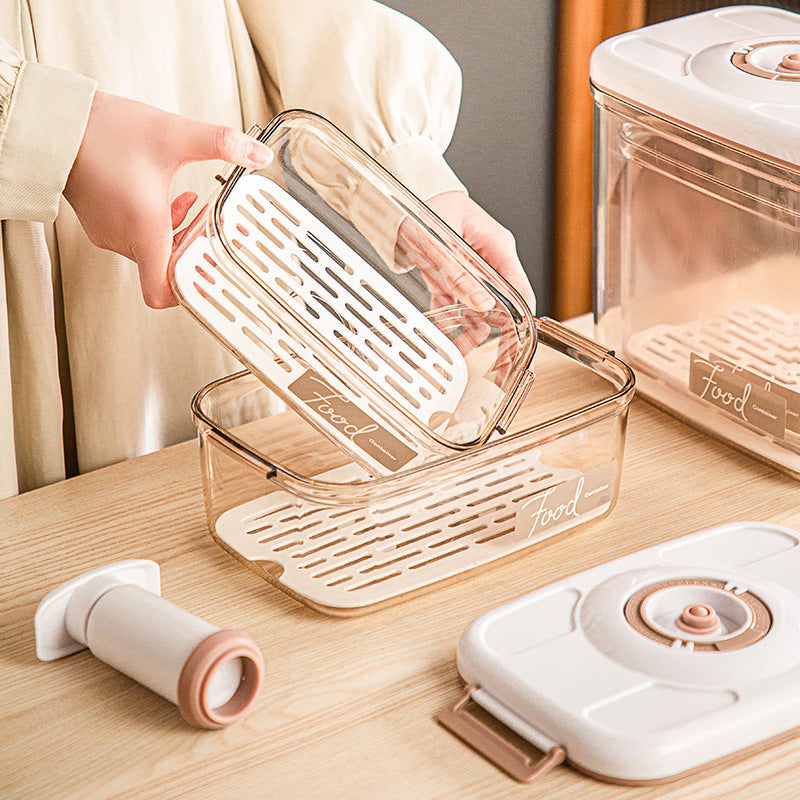 Vacuum Sealed Food Storage Container – With Free Pump
