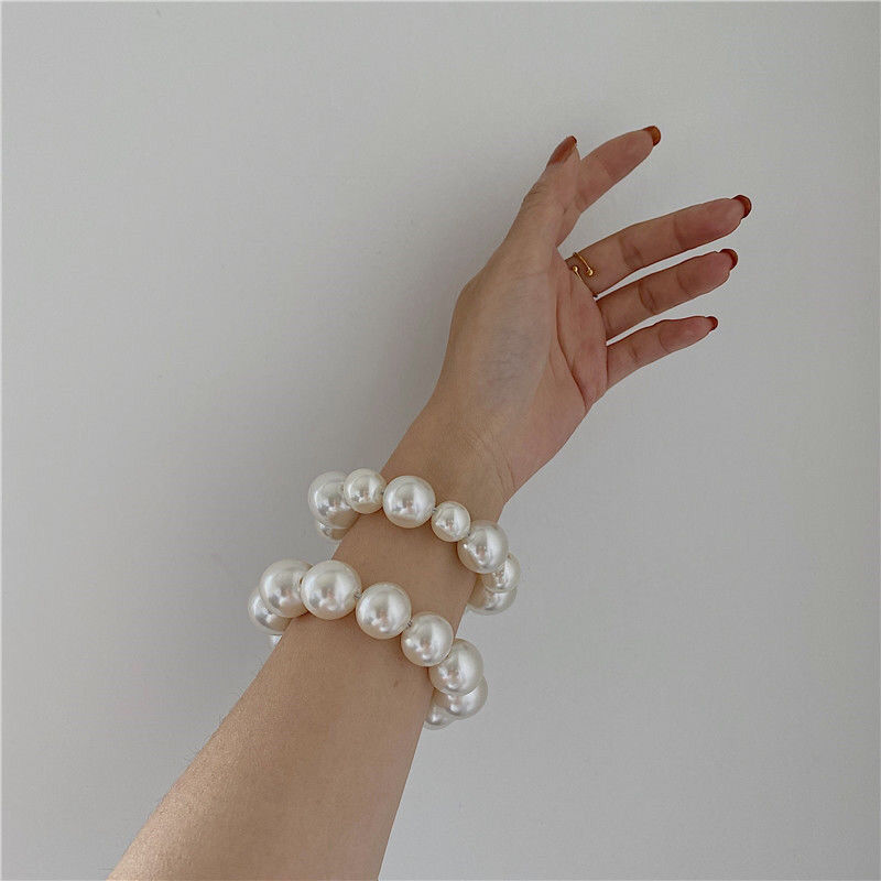 Two-purpose Big Pearl Hair Band And Ponytail
