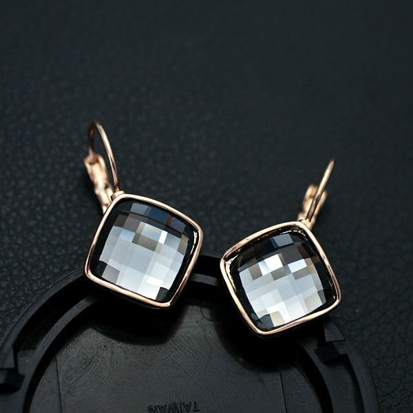 Korean Style Graceful Earrings Simple Square
