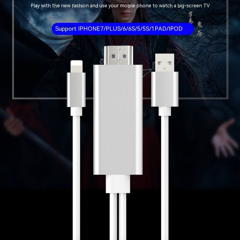 Mobile Phone Computer-TV HDMI Cable Plug And Play