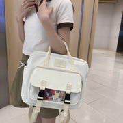 Soft Girl Cute Cartoon Teenage College Student Lightweight Tote Backpack