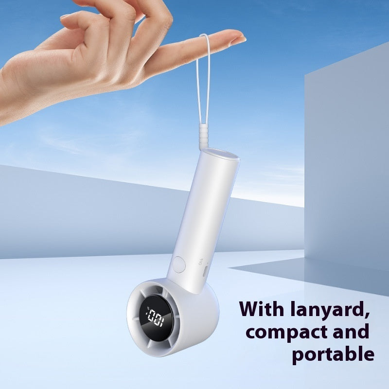 Handheld High-speed Fan, Speed Non-polar Adjustable Wind, Outdoor Super Endurance, Little Fan Strong Wind