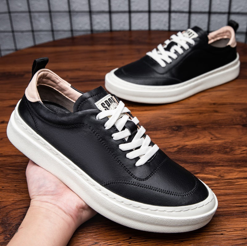 Men's Fashion White Shoes Breathable Casual