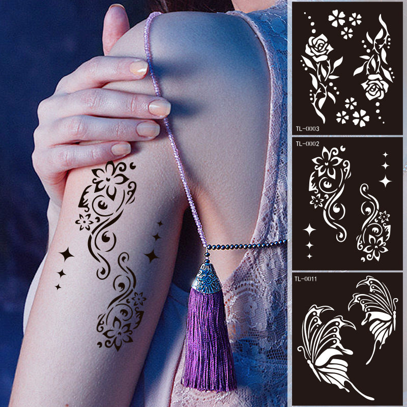Hollow Tattoo Sticker Juice Inkjet Tattoo