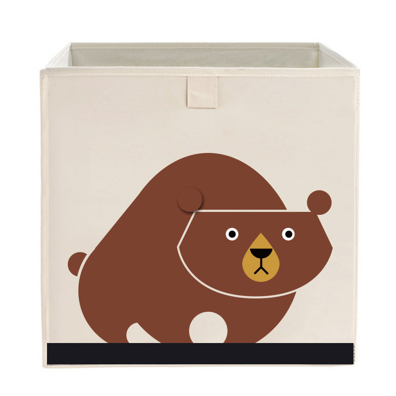 Children’s Fabric Folding Toy Storage Box – Collapsible Organizer