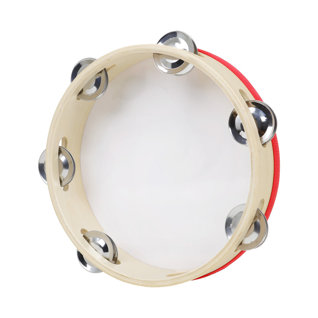 8-inch Lollipop Single Row Hand Tambourine