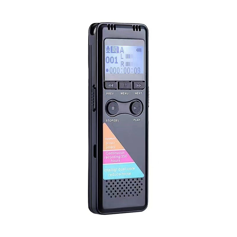 English HD Noise Reduction Digital Recording Pen MP3 Player Large Capacity Portable Smart Recorder