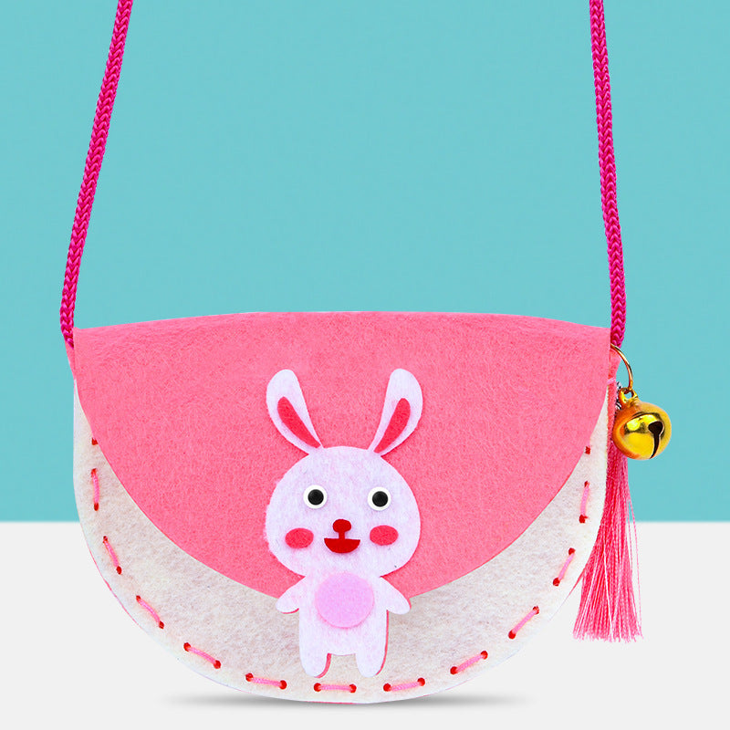 Cartoon Non-Woven Bag DIY Craft Kit – Kindergarten Educational Paste Toy Set