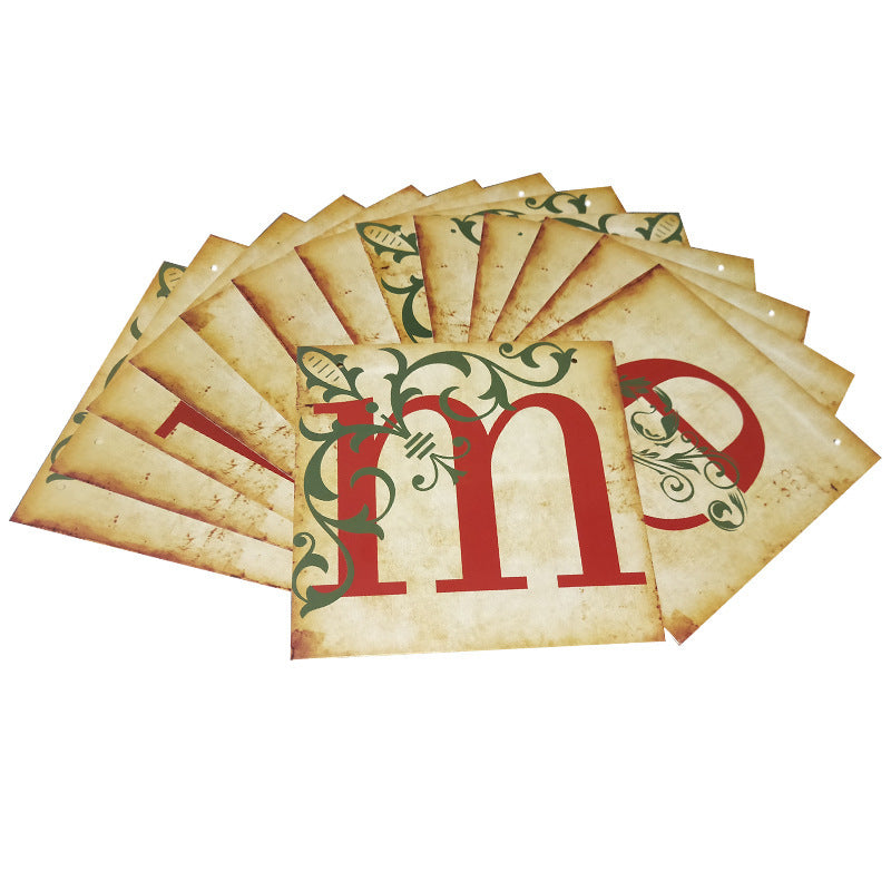 Stylish Atmosphere Party Christmas Decoration Props Banner