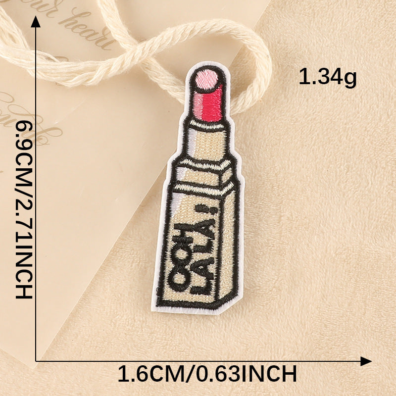 Computer Embroidery Label Patch – Small Badge for Clothing and Accessories
