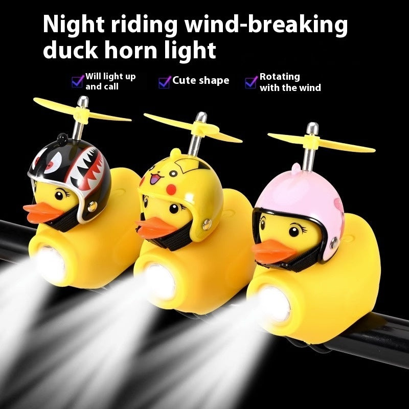 Bicycle Lights Night Riding For Children Broken Wind Duck Horn