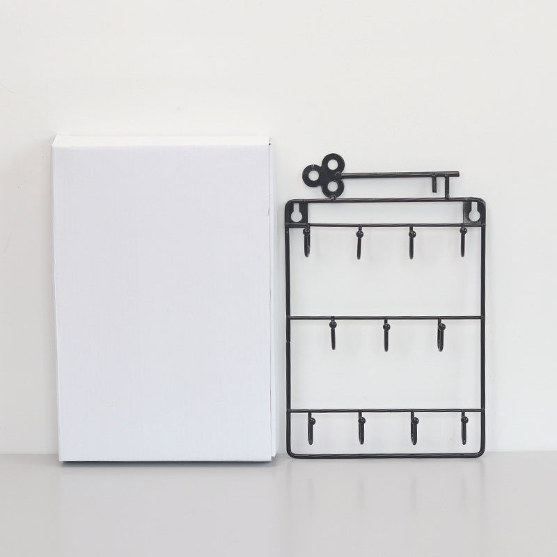 Three-layer Shelf For Key Storage Behind The Home Decoration Door