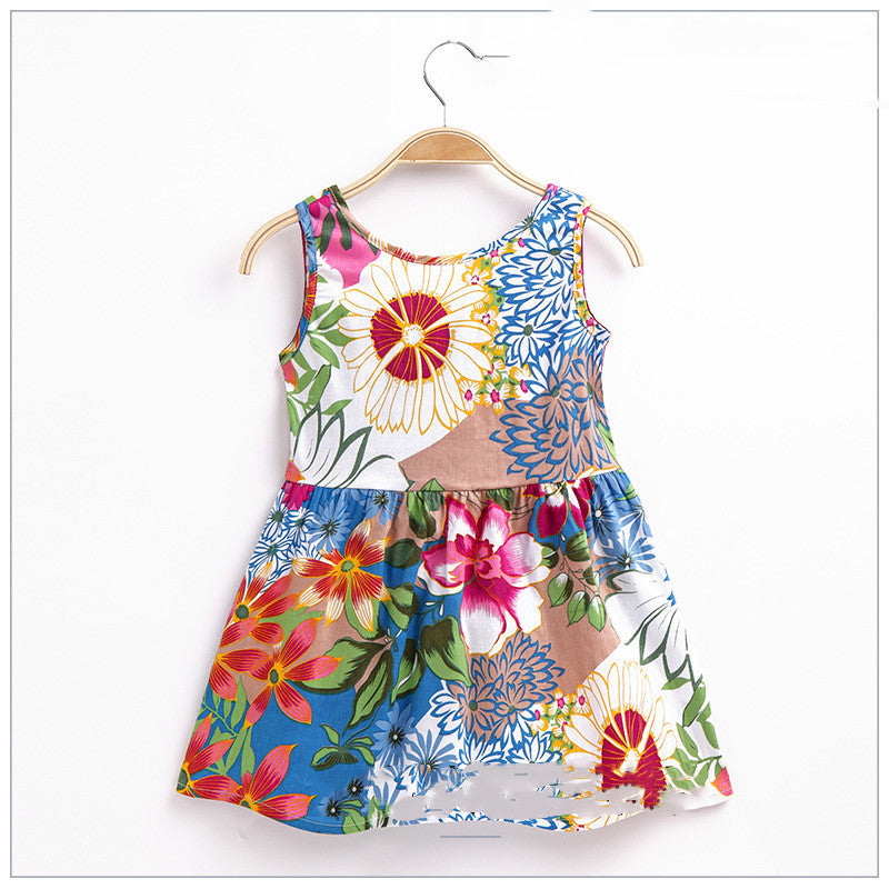 Sleeveless Vest Children's Dress