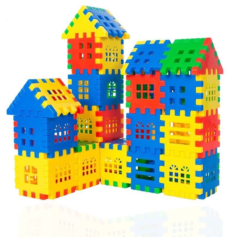 House Building Blocks, Children's Educational Early Education Toys, Assembling