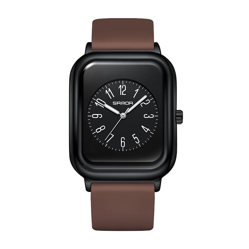 Slim Stainless Steel Women's Waterproof Watch Zinc Case