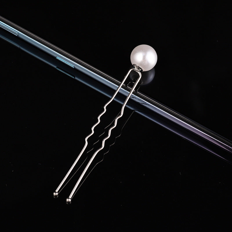 Pearl Hairpin Temperament Ball Head Girls