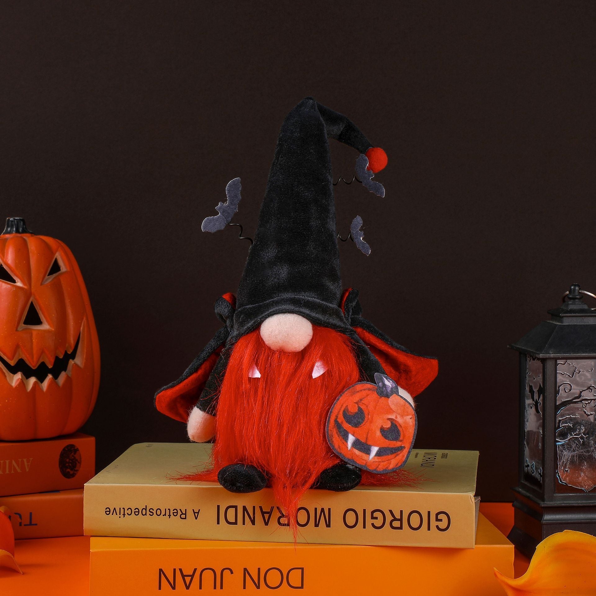 Halloween Faceless Vampire Pumpkin White Bandage Doll Ornaments Doll Party Dress Up Props
