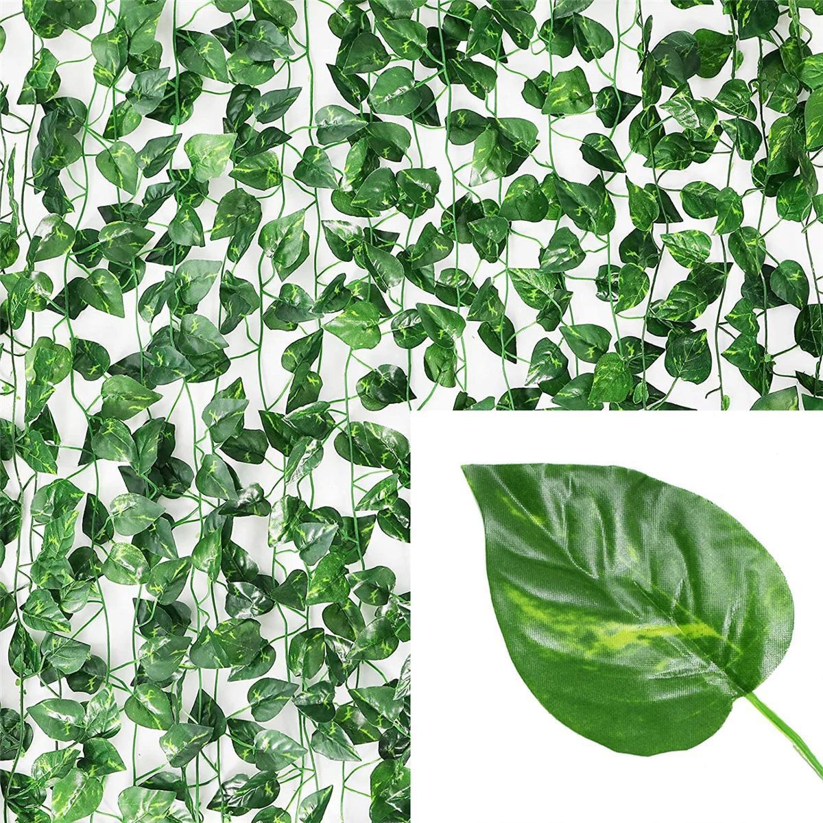 Simulated Vine Leaf Decorative Flower