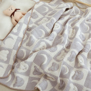 Multifunctional 100% Cotton Baby Bed Sheet and Blanket